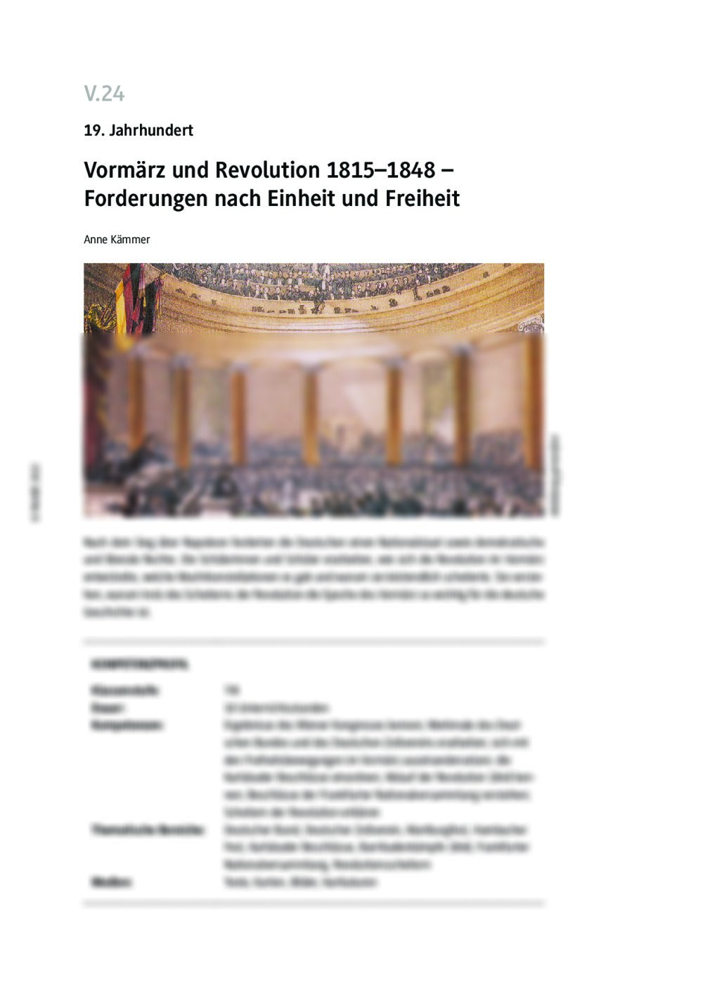 Vormärz und Revolution 1815 bis 1848 - Seite 1