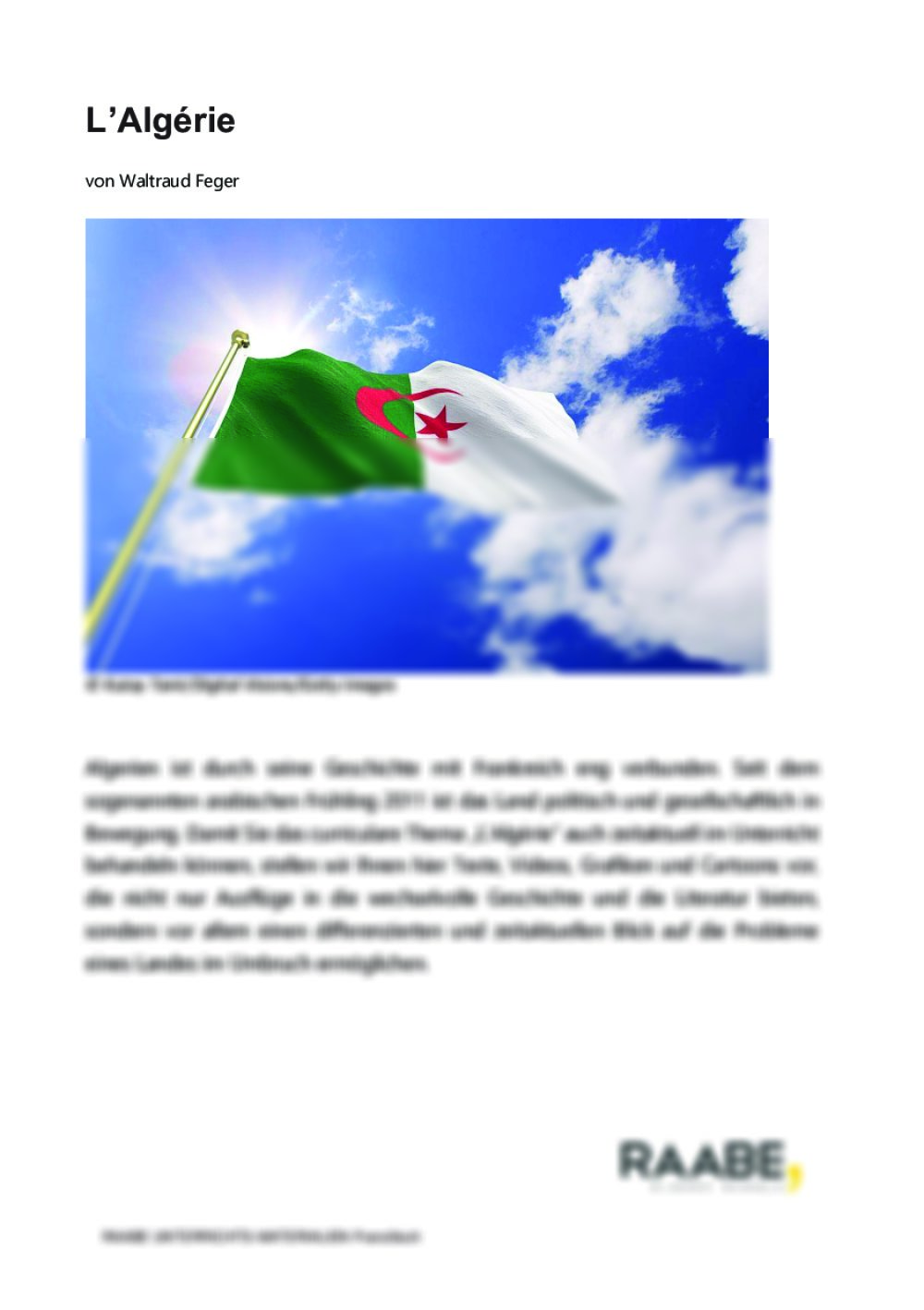 L'Algérie - Seite 1