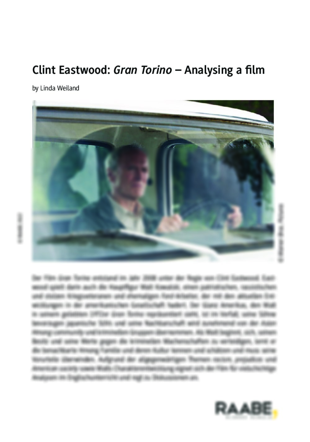 Clint Eastwood: Gran Torino - Seite 1