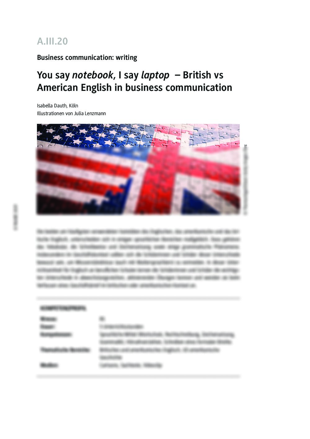 British vs American English in business communication - Seite 1