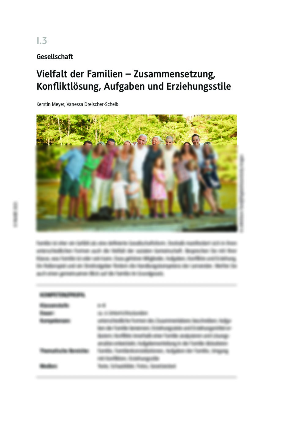 Vielfalt der Familien - Seite 1
