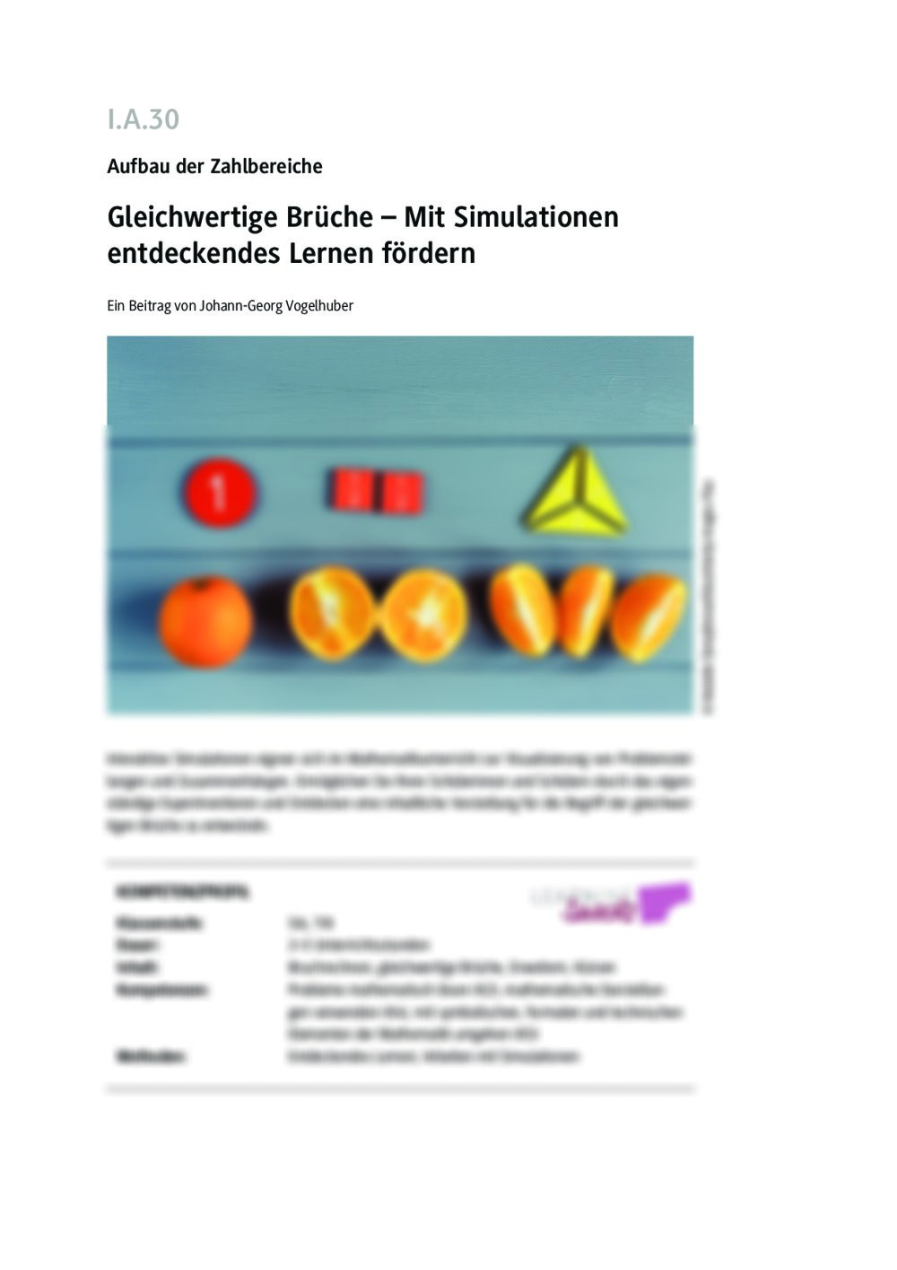 Gleichwertige Brüche - Seite 1