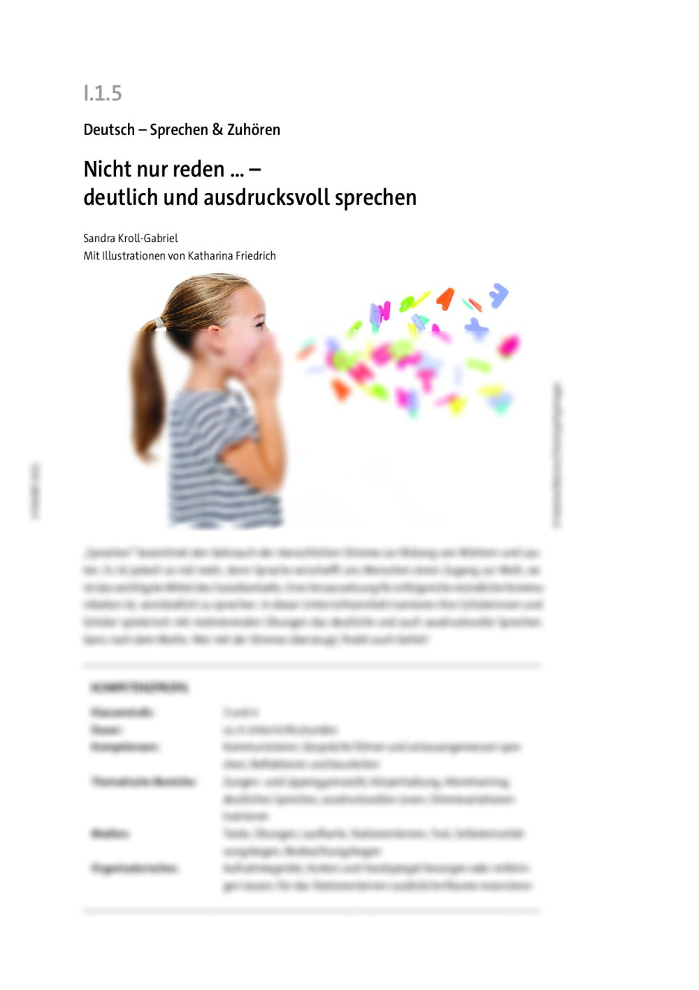 Nicht nur reden … - Seite 1