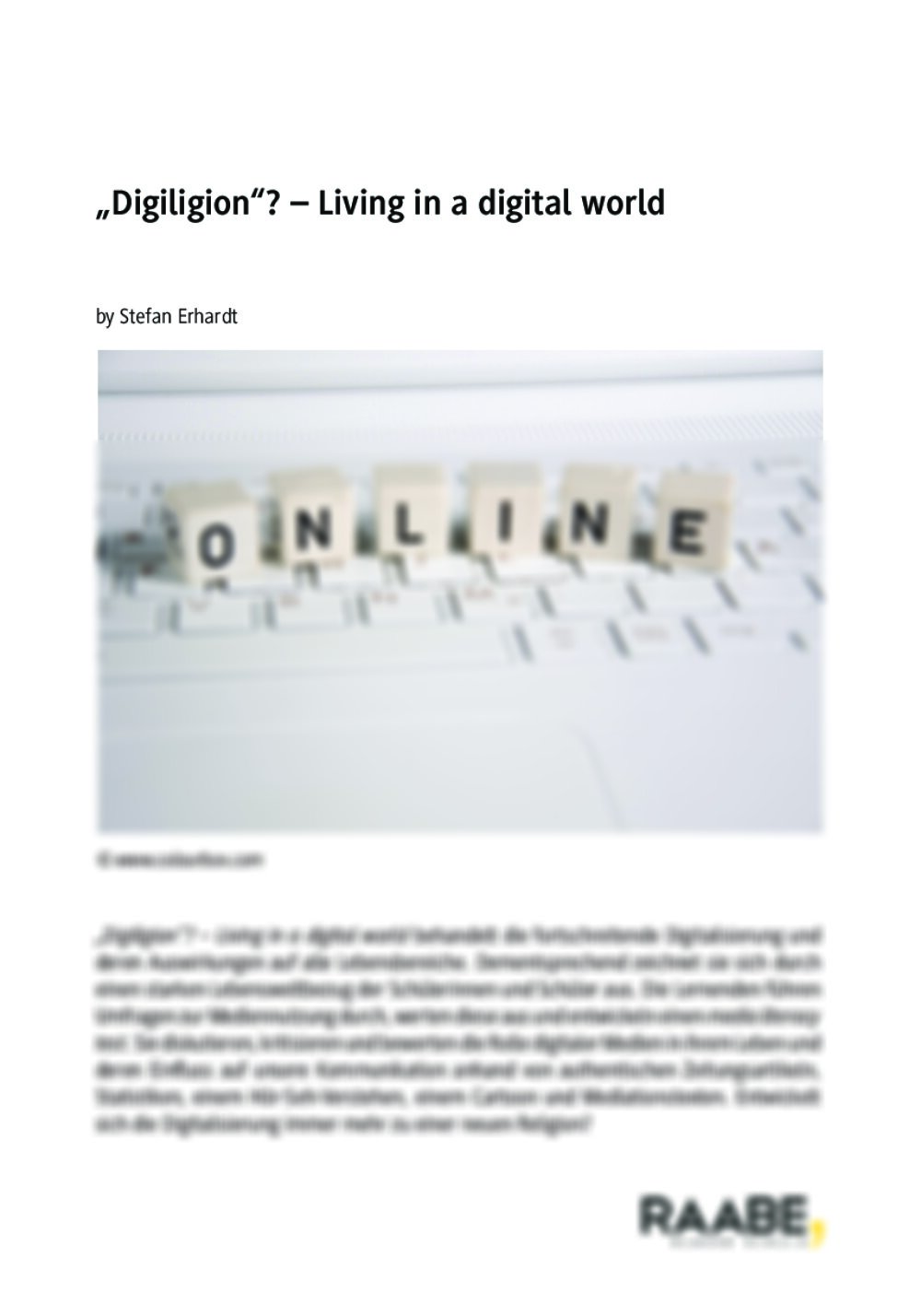 Living in a digital world - Seite 1