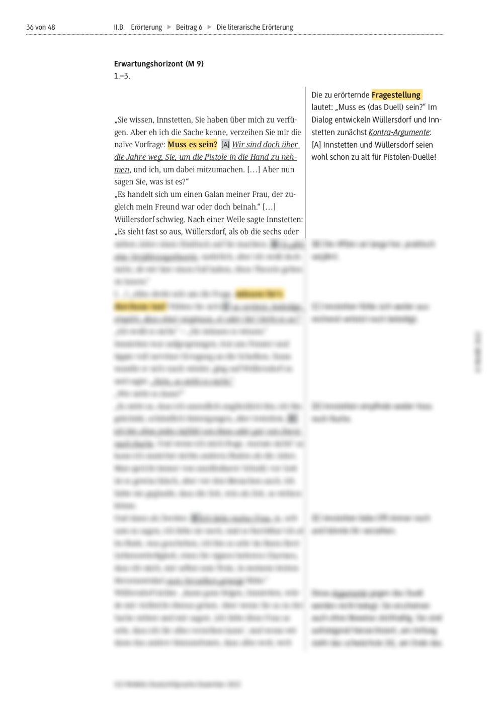 Die literarische Erörterung RAAbits Online