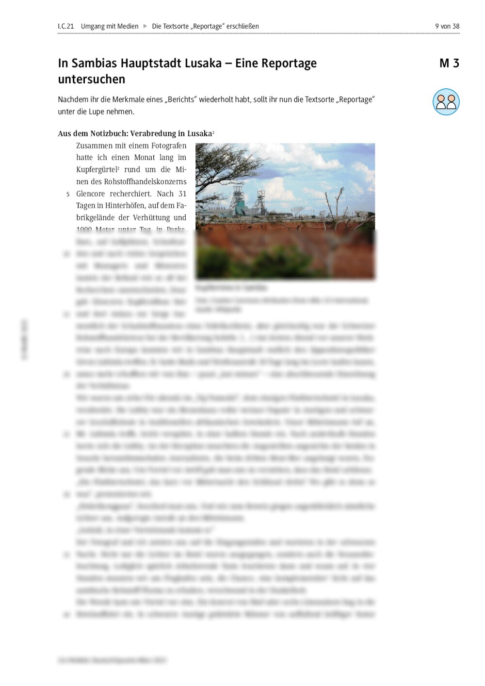 Reportage Schreiben Klassenarbeit 7 Klasse Pdf Die Textsorte „Reportage“ erschließen | RAAbits Online