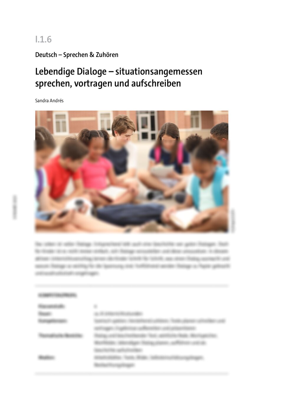 Lebendige Dialoge  - Seite 1