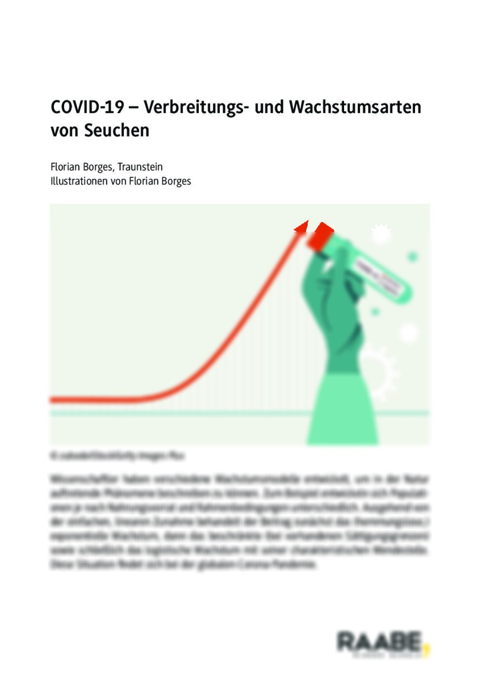 Verbreitungs- und Wachstumsarten von Seuchen - Seite 1