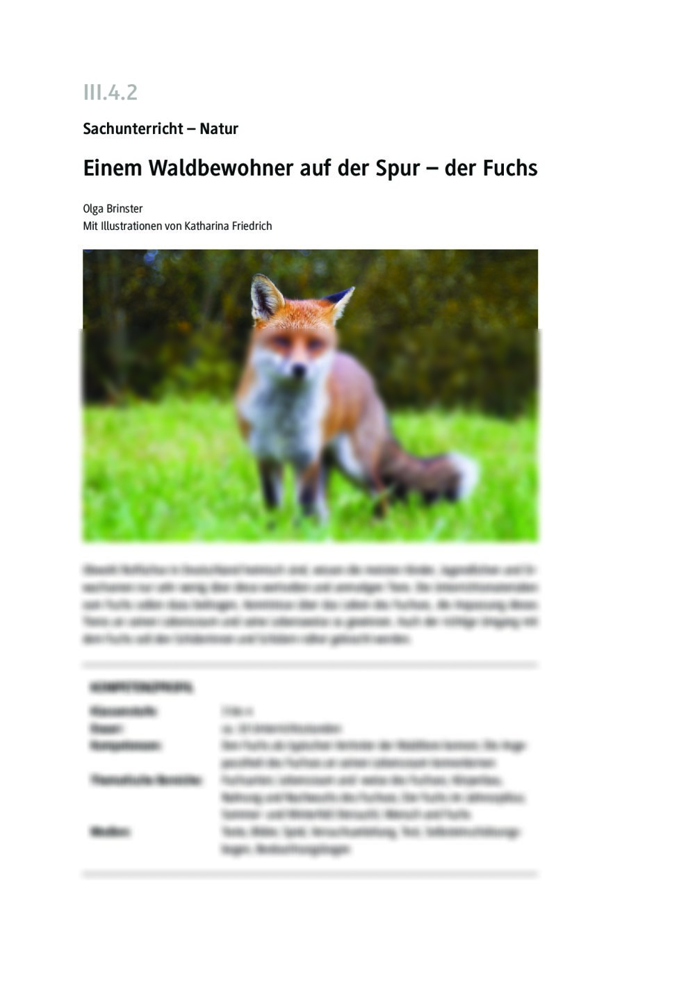 Der Fuchs - Seite 1