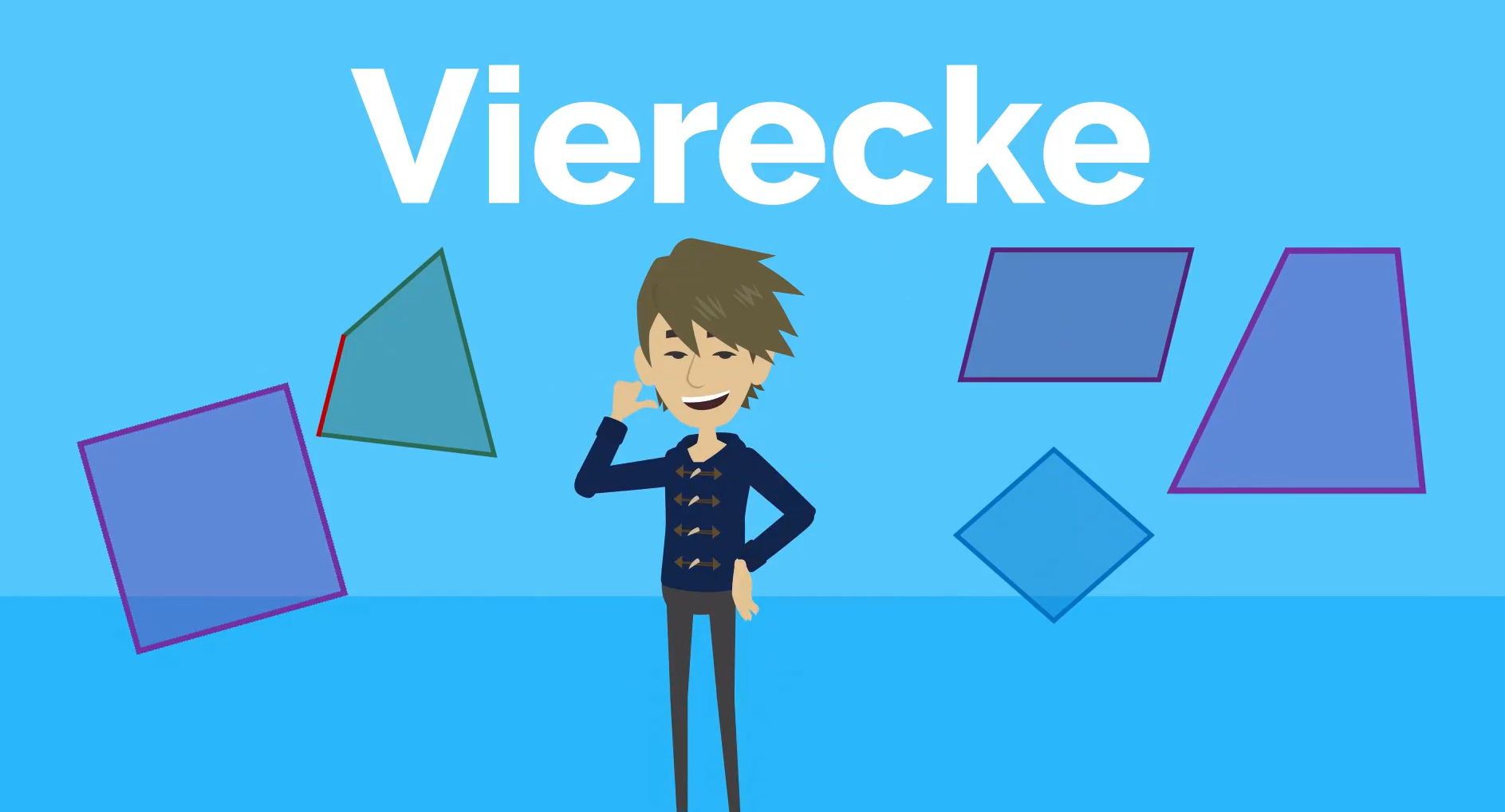 Erklärvideo: Vierecke