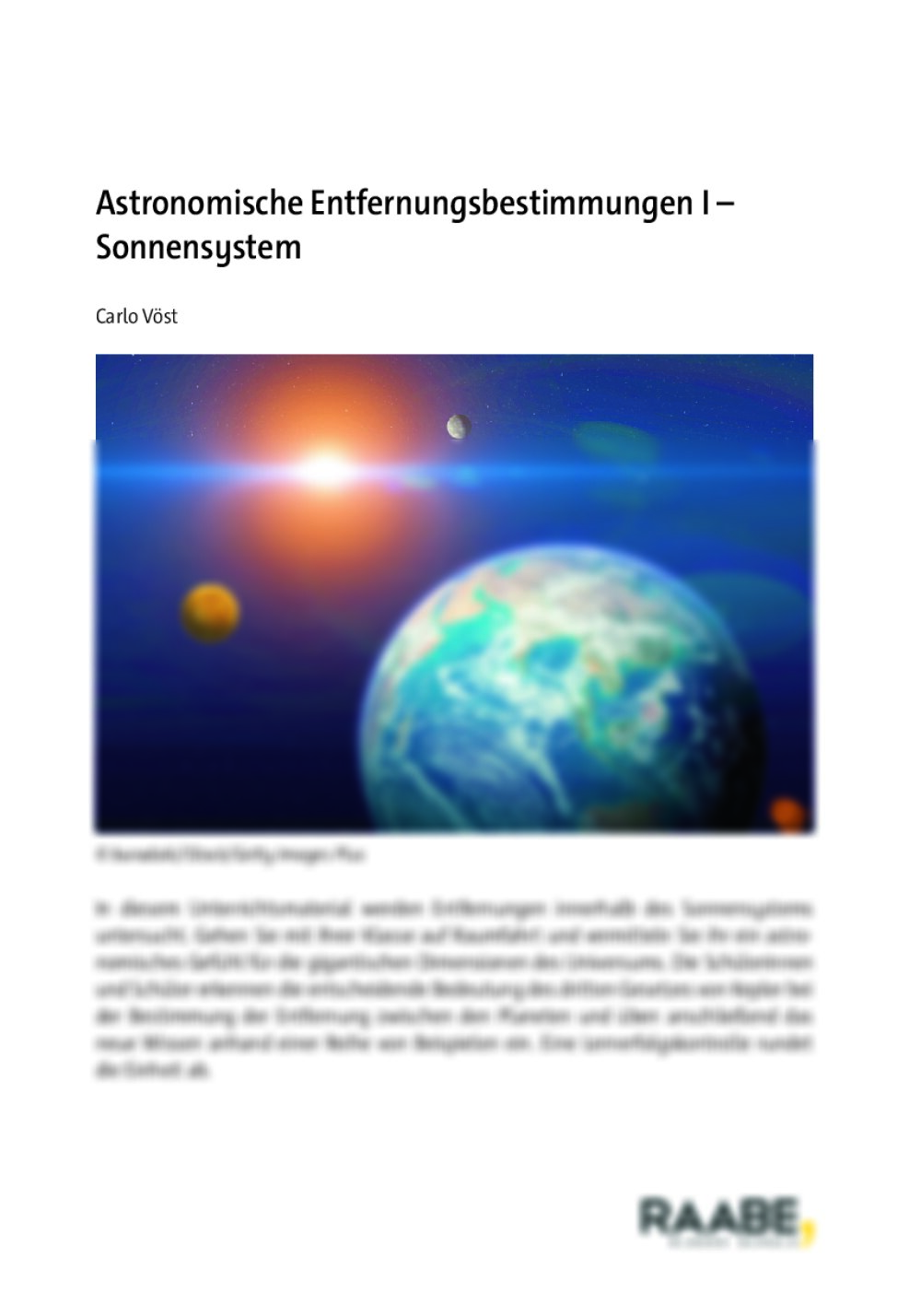 Astronomische Entfernungsbestimmungen I - Seite 1