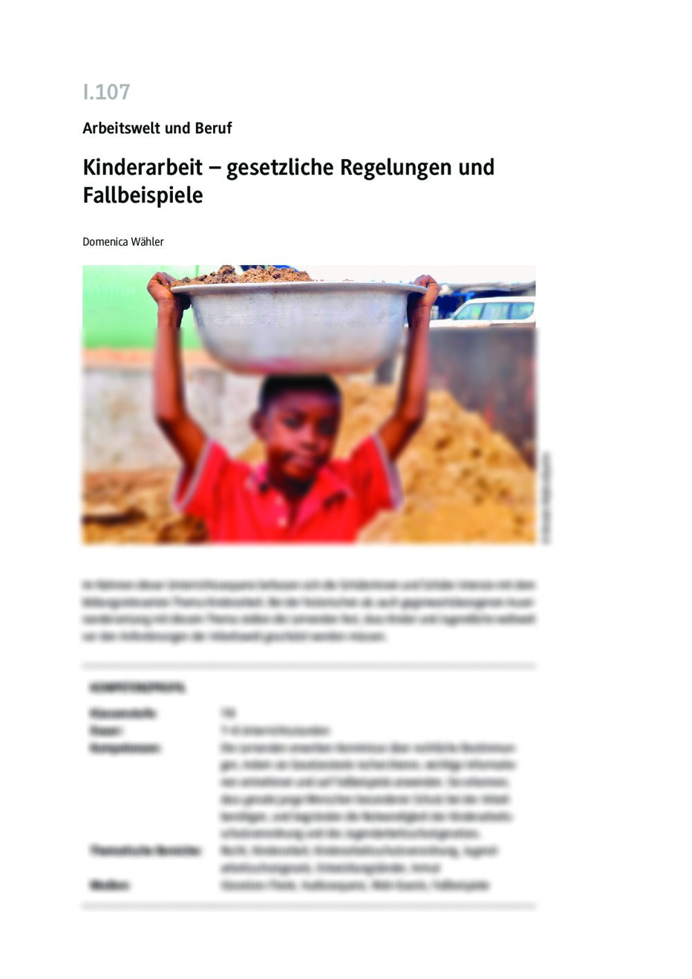 Kinderarbeit - Seite 1