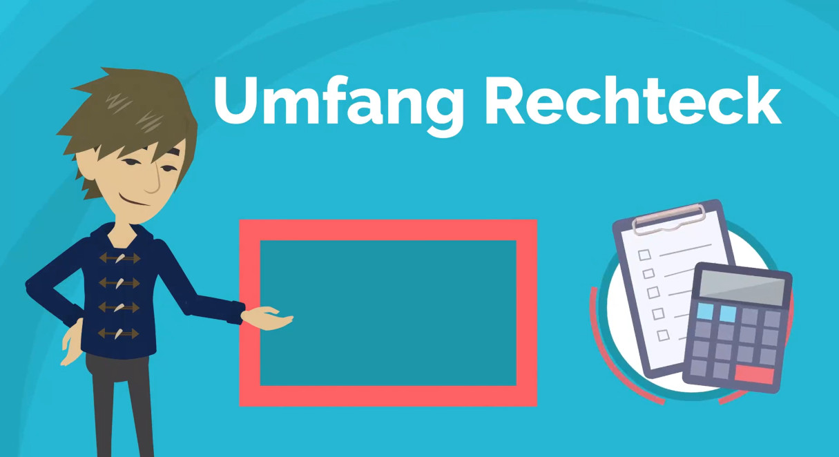 Erklärvideo: Rechteck – Umfang