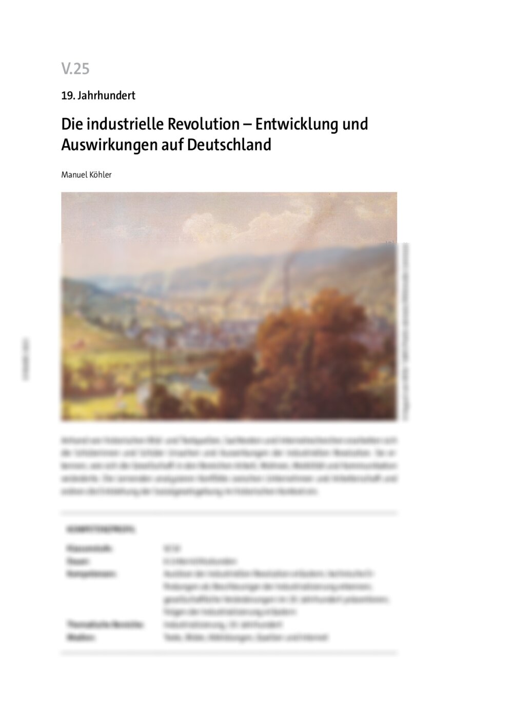 Die industrielle Revolution - Seite 1