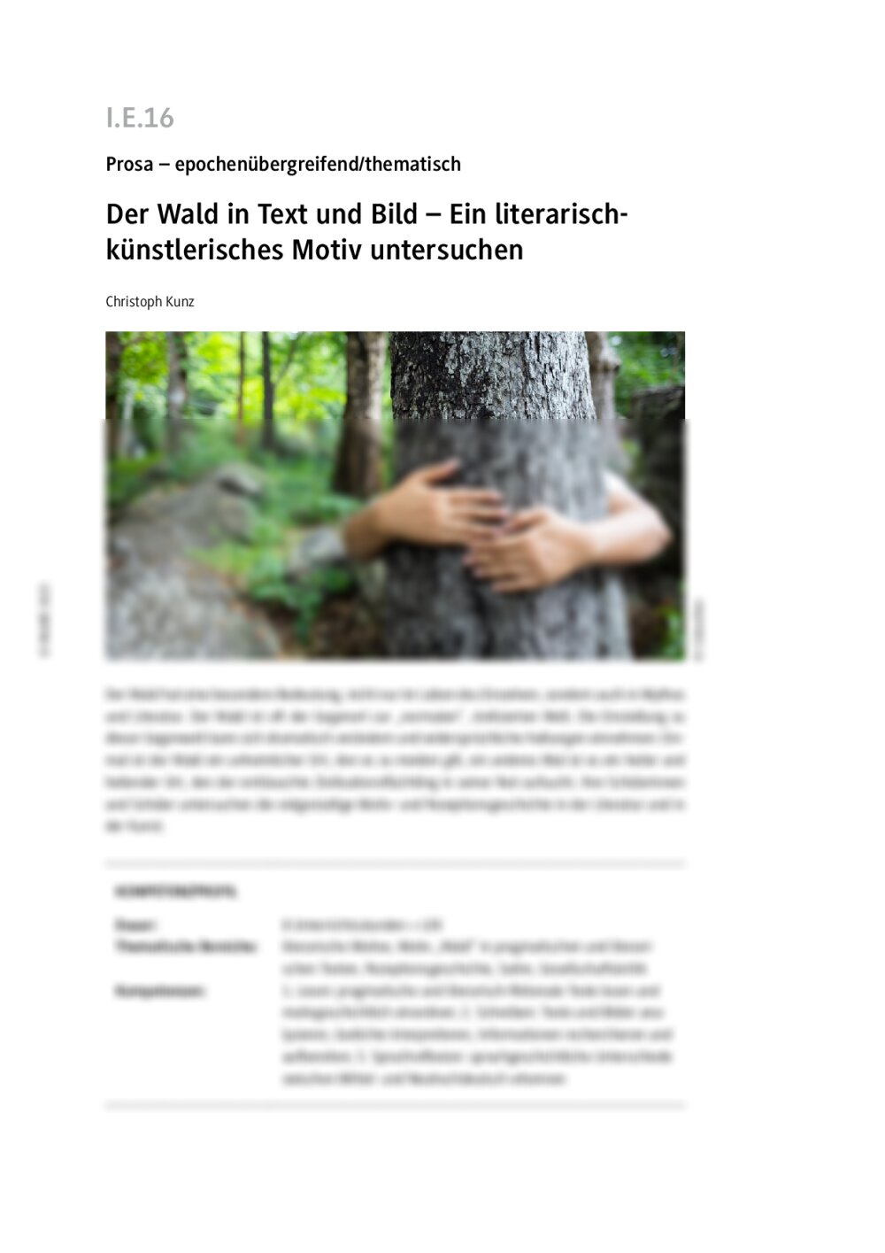 Der Wald in Text und Bild - Seite 1