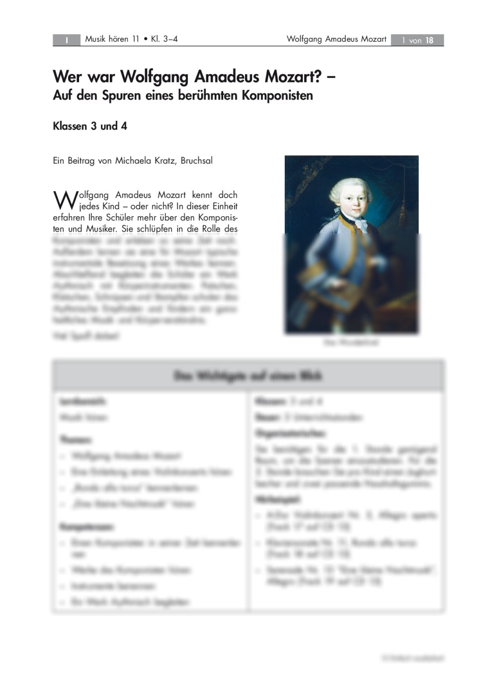 Wer war Wolfgang Amadeus Mozart? - Seite 1