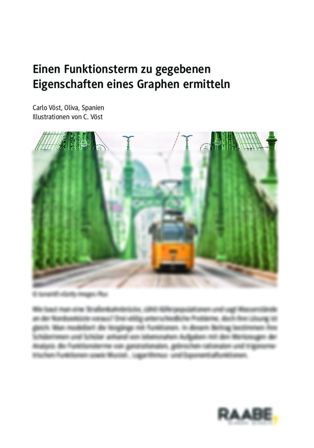 Einen Funktionsterm zu gegebenen Eigenschaften eines Graphen ermitteln - Seite 1