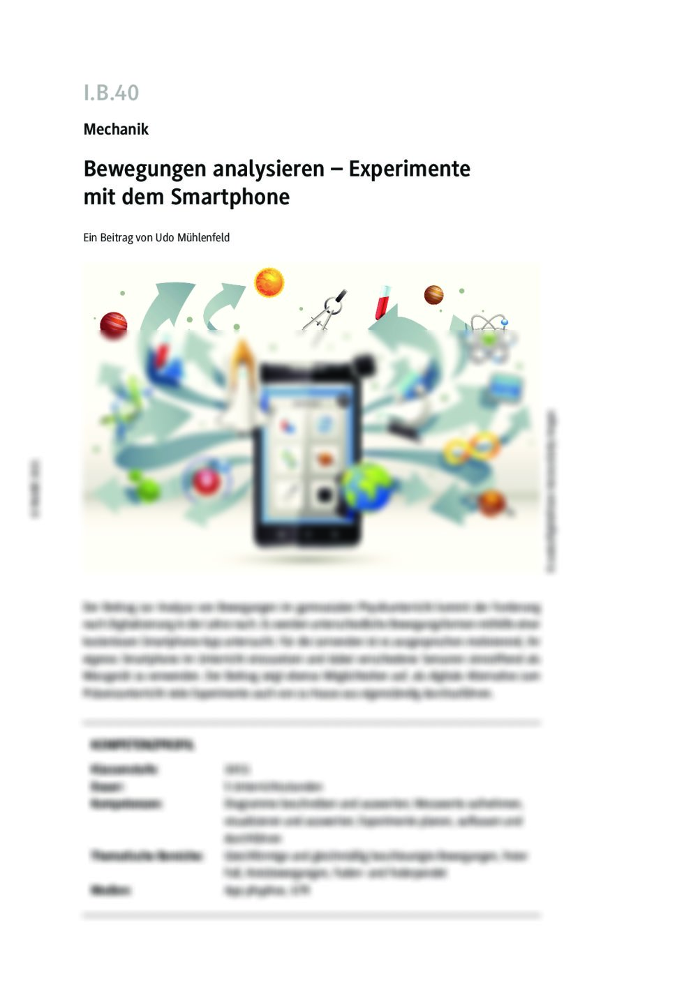 Bewegungen analysieren - Seite 1