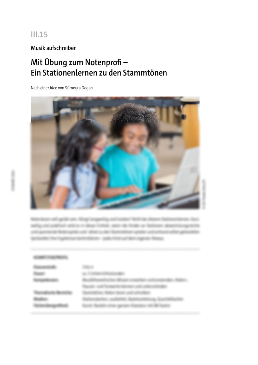 Mit Übung zum Notenprofi - Seite 1