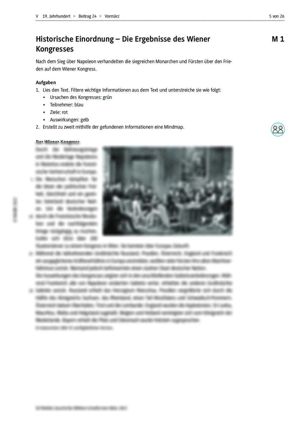 Klasse 8 Geschichte Deutsche Revolution 1848 Vormärz und Revolution 1815 bis 1848 | RAAbits Online