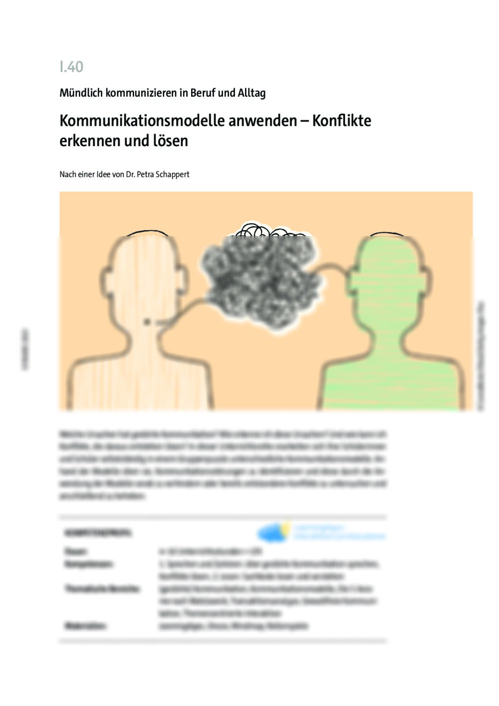 Kommunikationsmodelle anwenden  - Seite 1