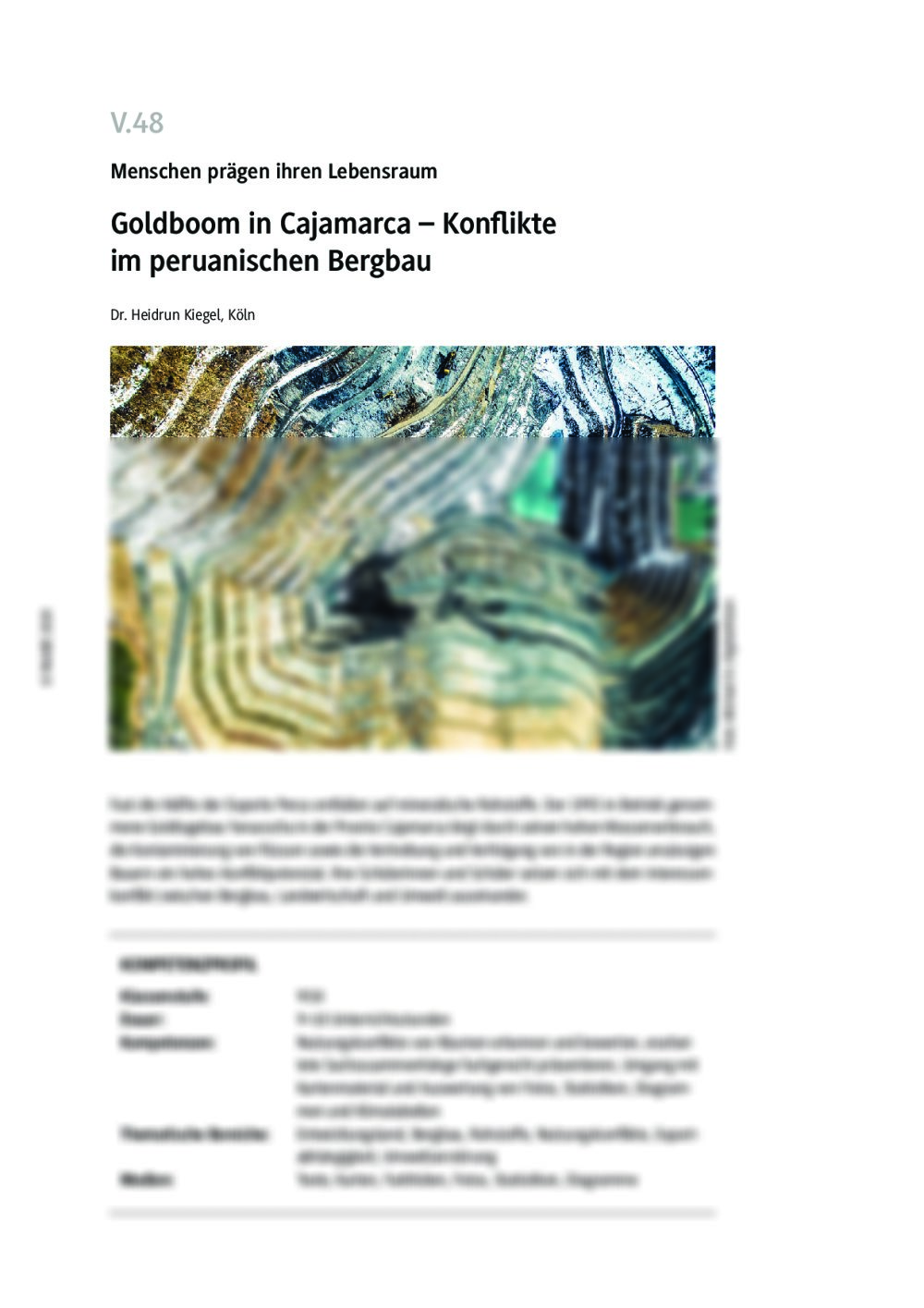 Goldboom in Cajamarca - Seite 1