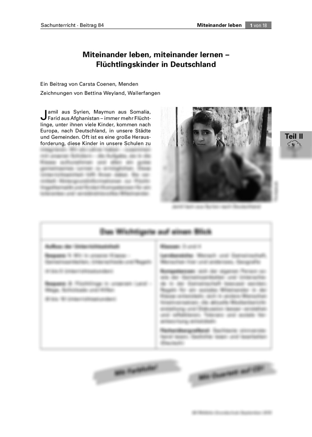 Flüchtlingskinder in Deutschland - Seite 1