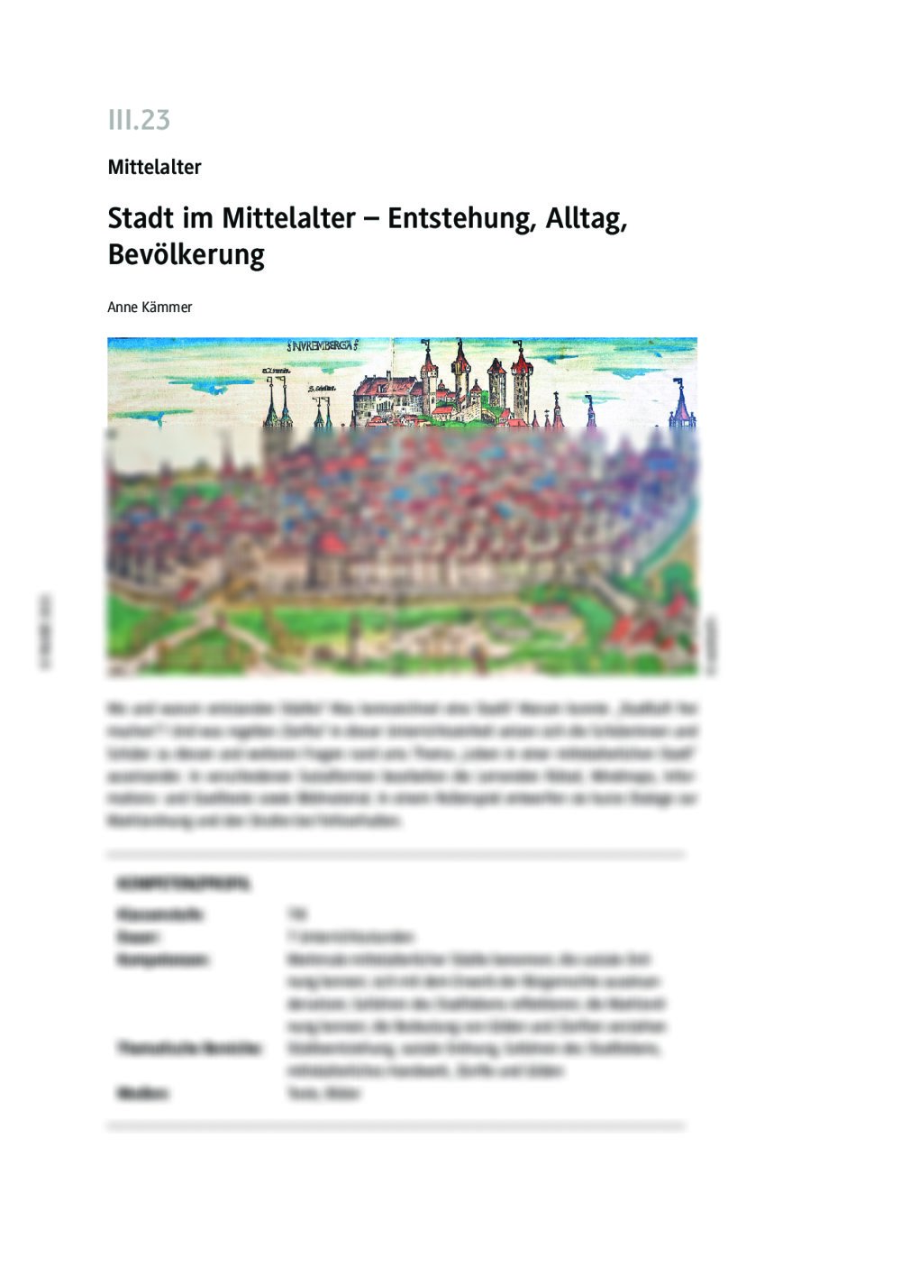 Stadt im Mittelalter - Seite 1