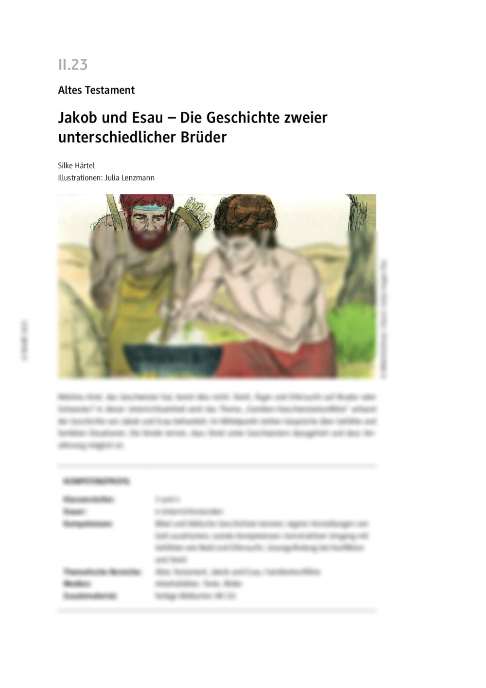 Jakob und Esau - Seite 1