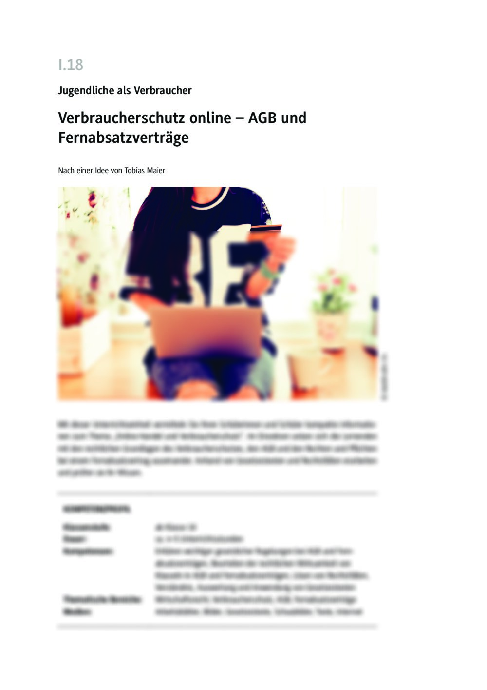 Verbraucherschutz online - Seite 1