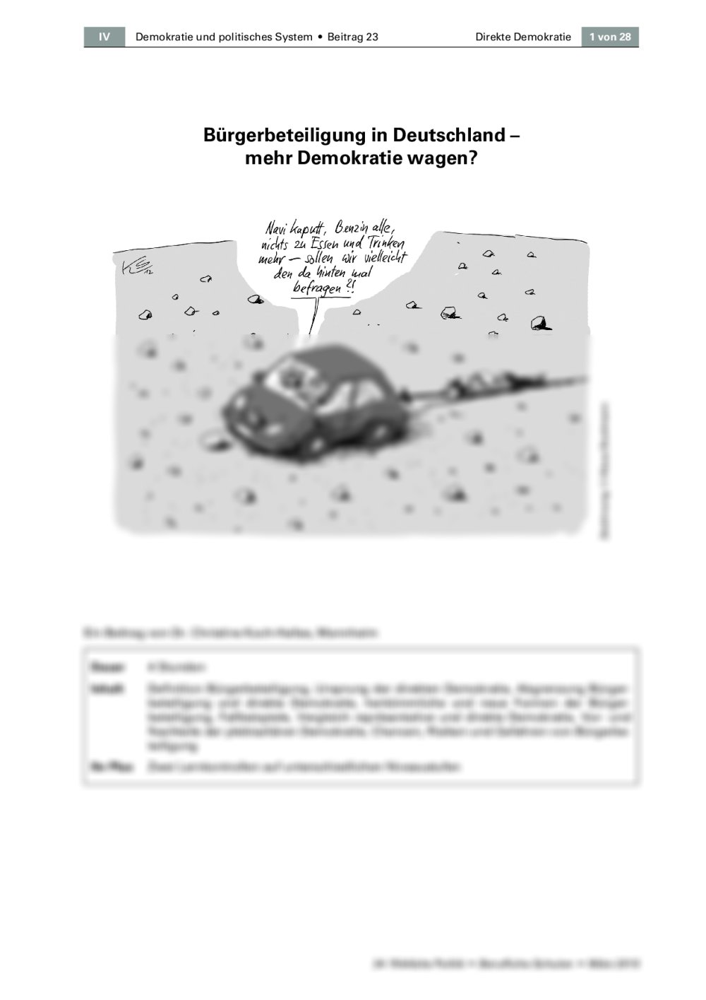 Bürgerbeteiligung in Deutschland - Seite 1