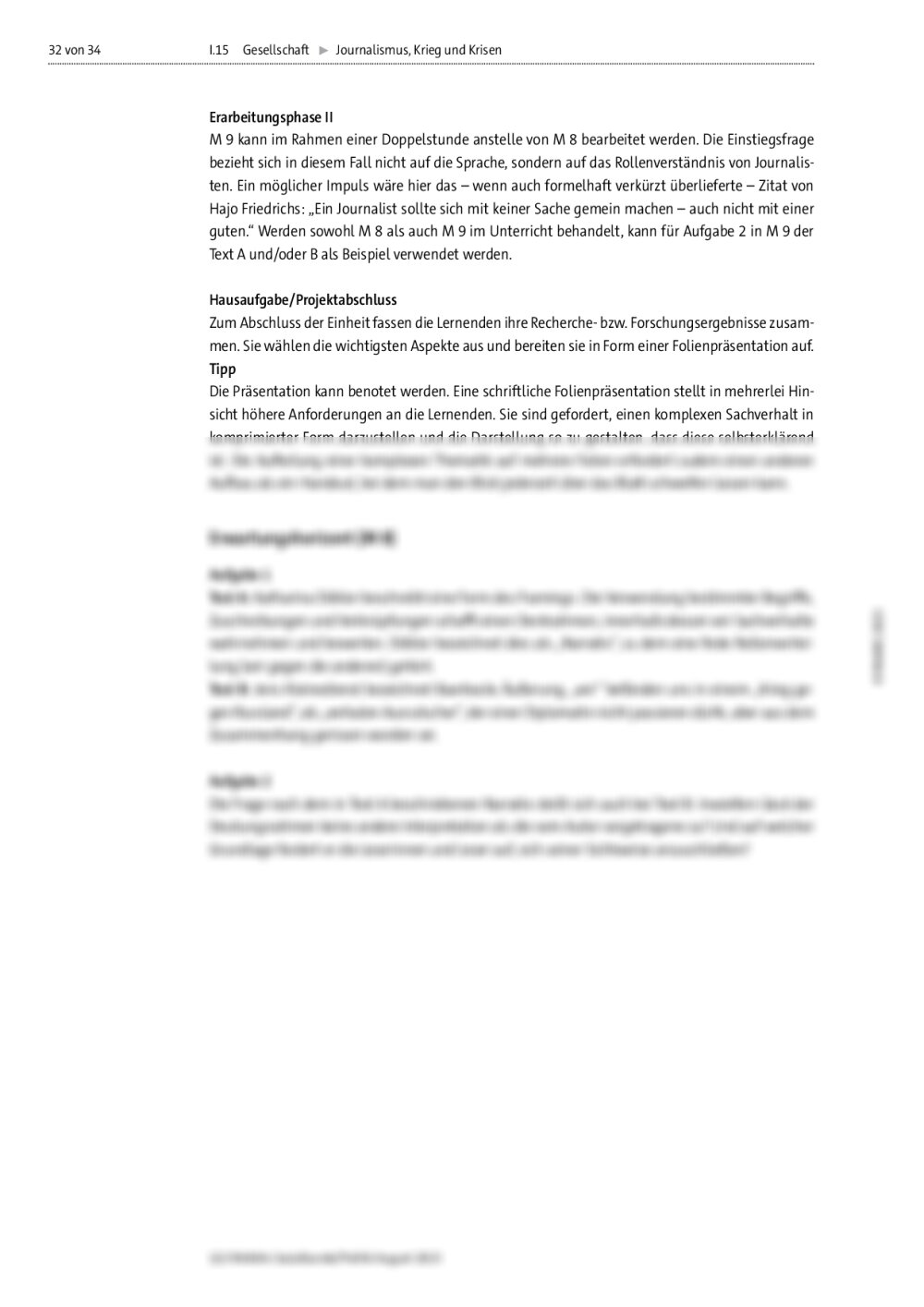 Journalismus, Krieg und Krisen RAAbits Online