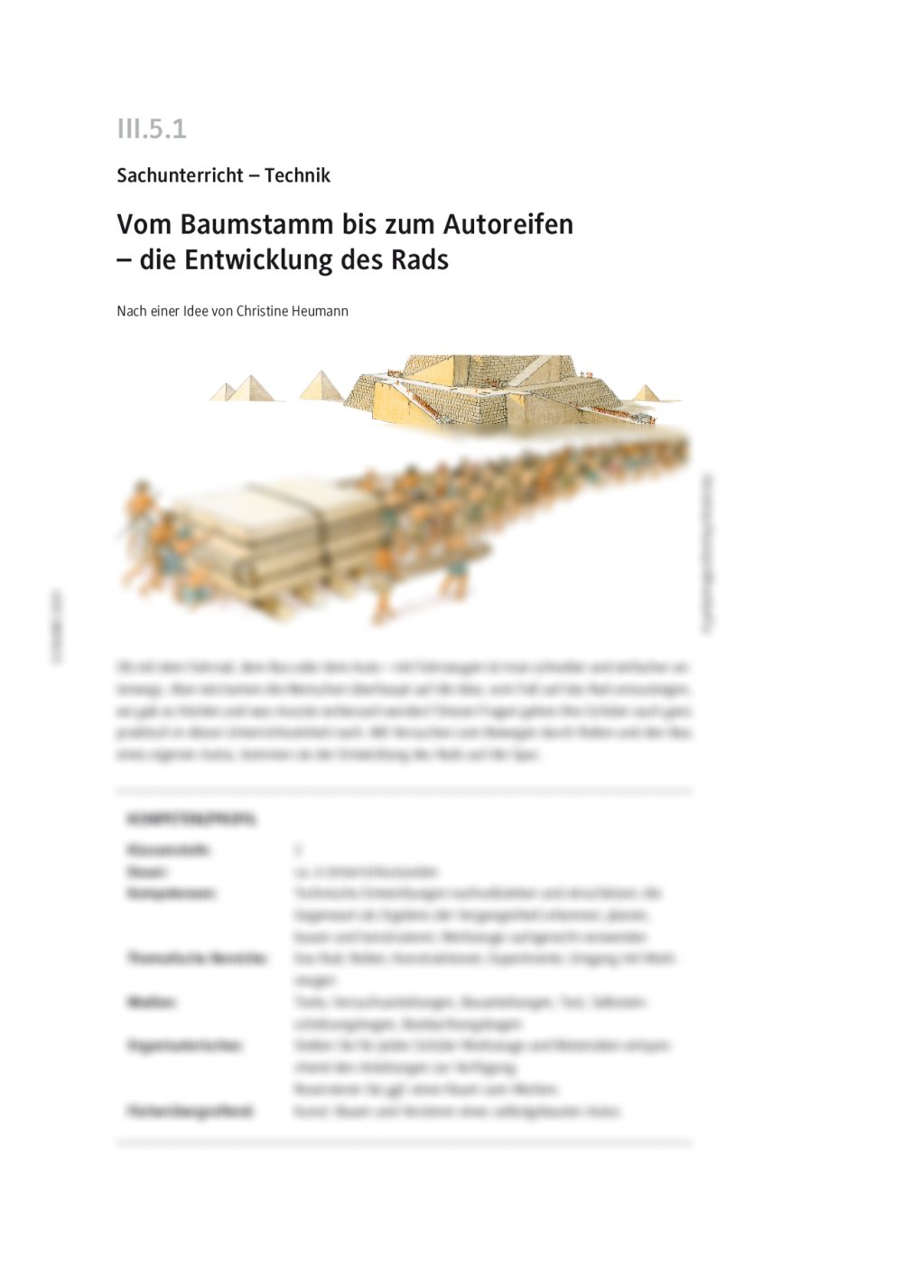 Die Entwicklung des Rads - Seite 1