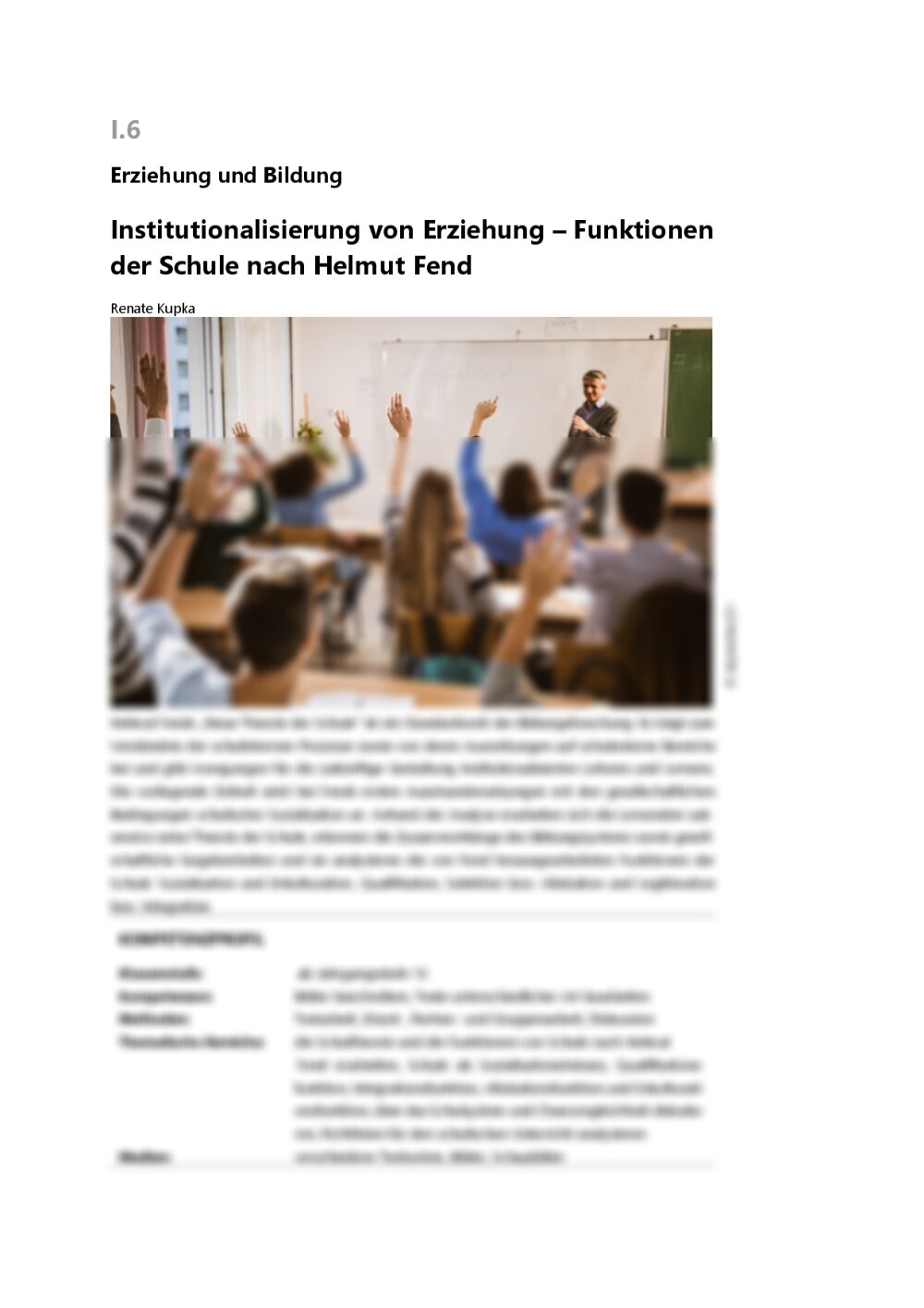 Institutionalisierung von Erziehung - Seite 1