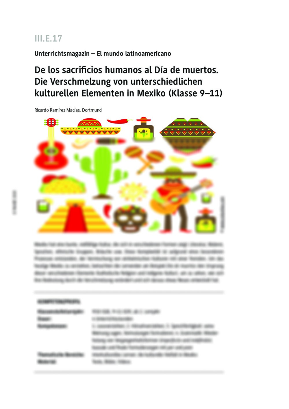 De los sacrificios humanos al Día de muertos - Seite 1