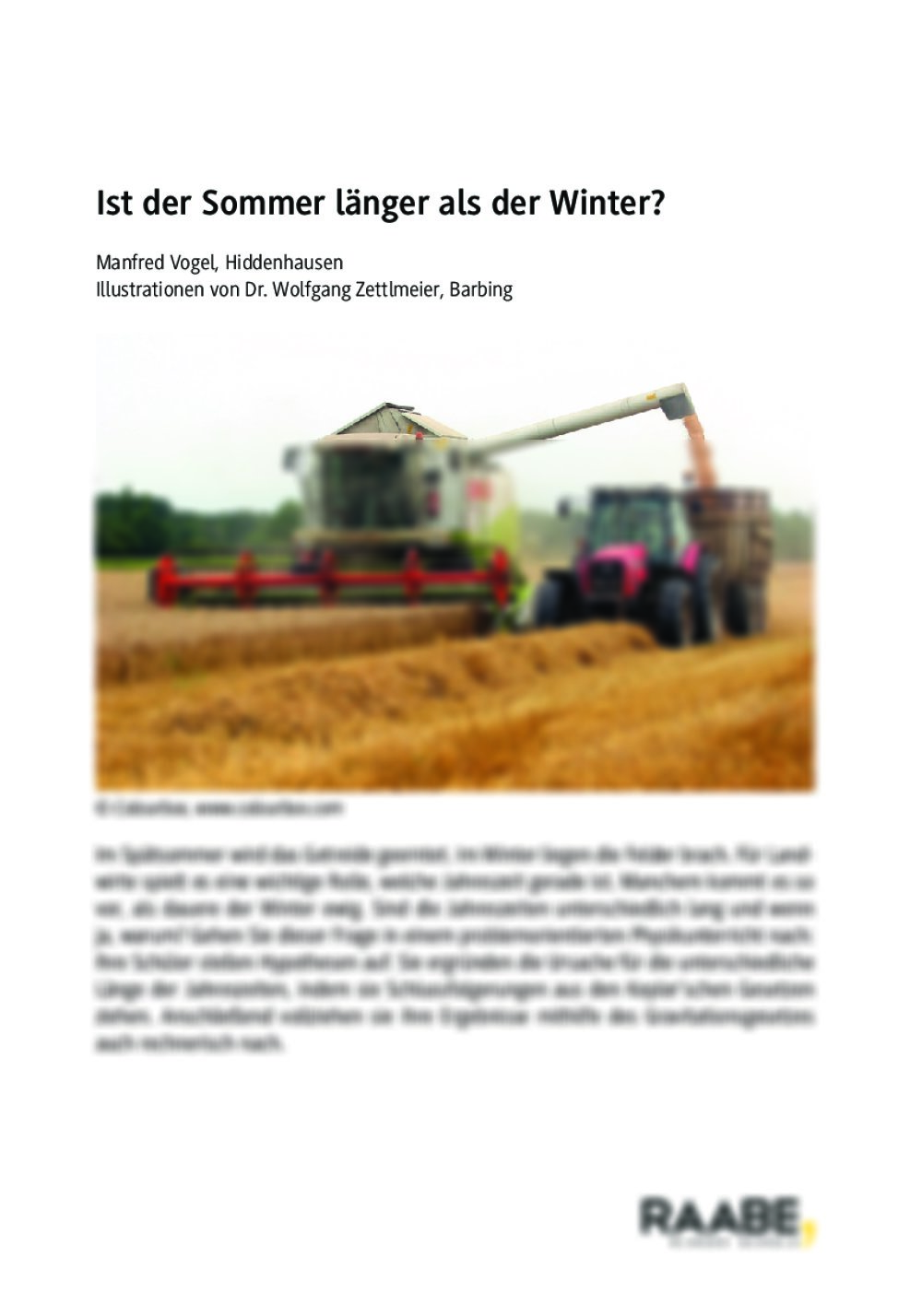 Ist der Sommer länger als der Winter? - Seite 1