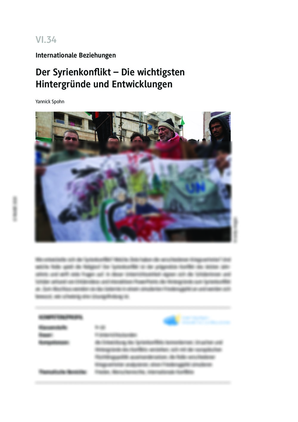 Der Syrienkonflikt - Seite 1