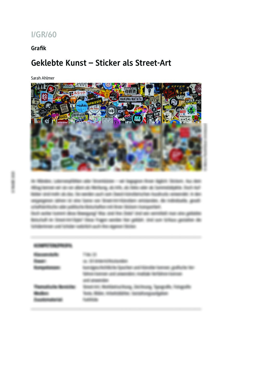 Sticker als Street-Art - Seite 1