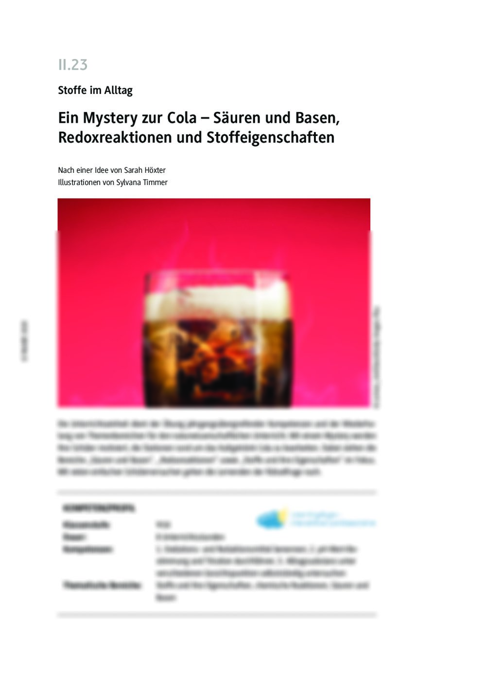 Ein Mystery zur Cola - Seite 1