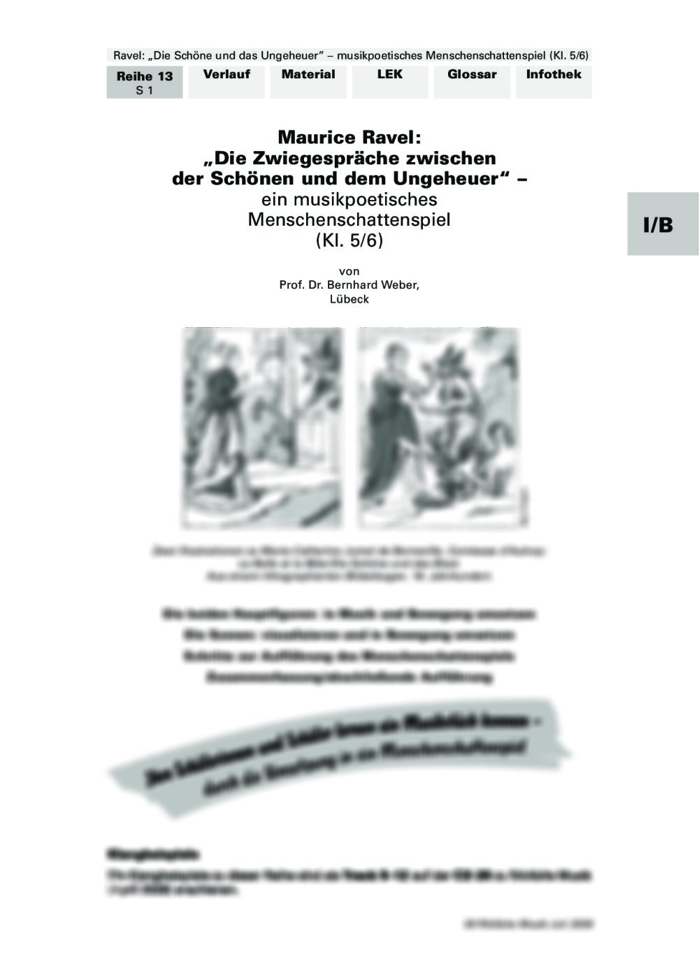 Maurice Ravel: "Die Zwiegespräche zwischen der Schönen und dem Ungeheuer" - Seite 1