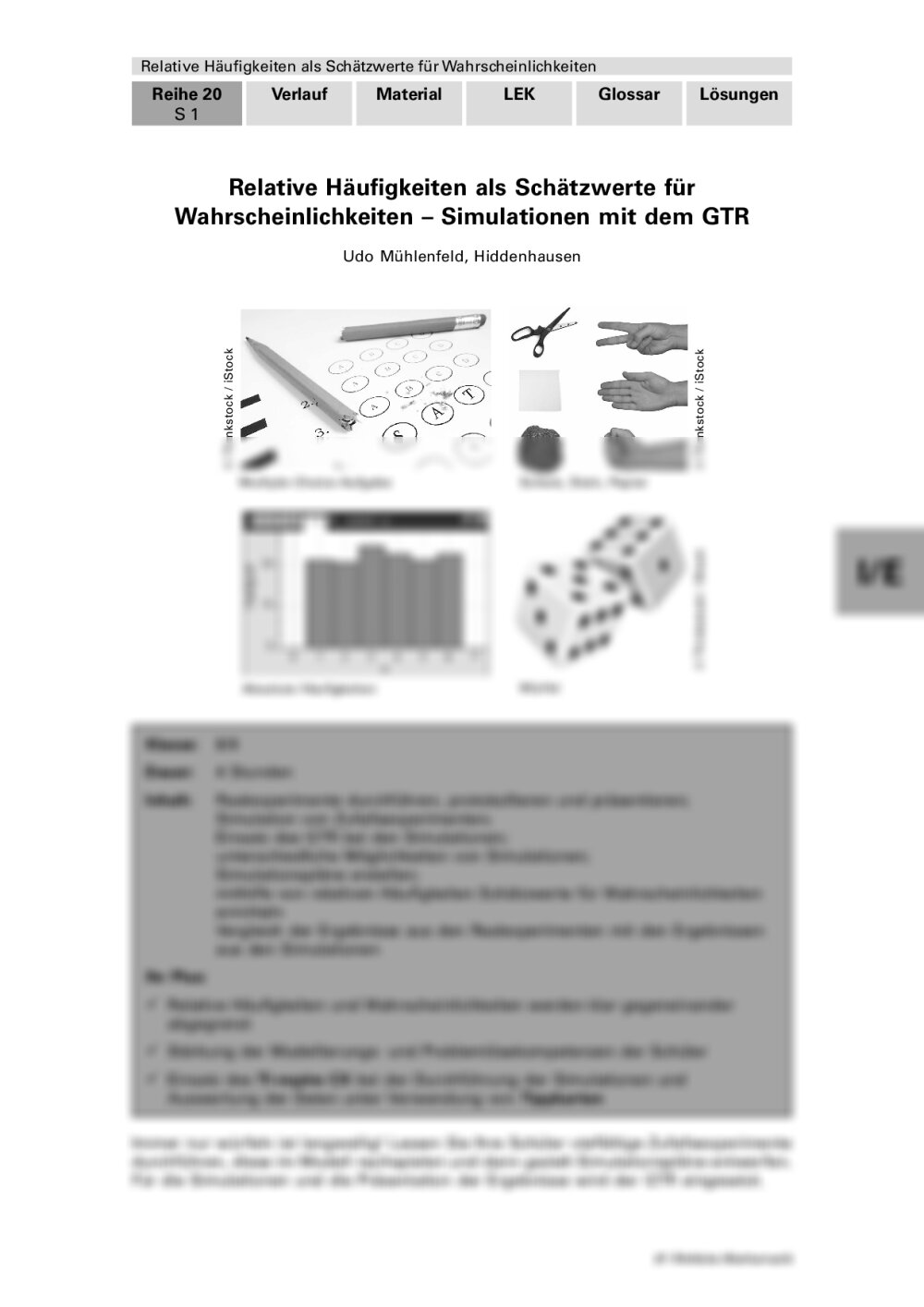 Simulationen mit dem GTR - Seite 1