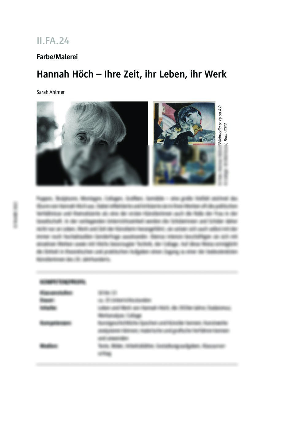 Hannah Höch - Seite 1