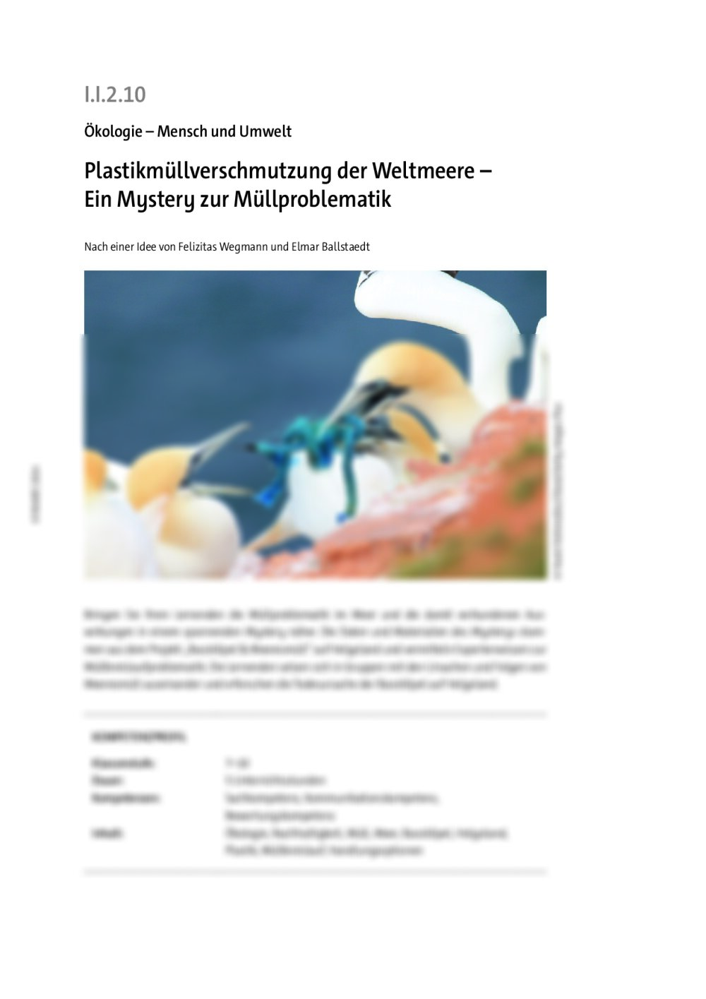 Plastikmüllverschmutzung der Weltmeere  - Seite 1