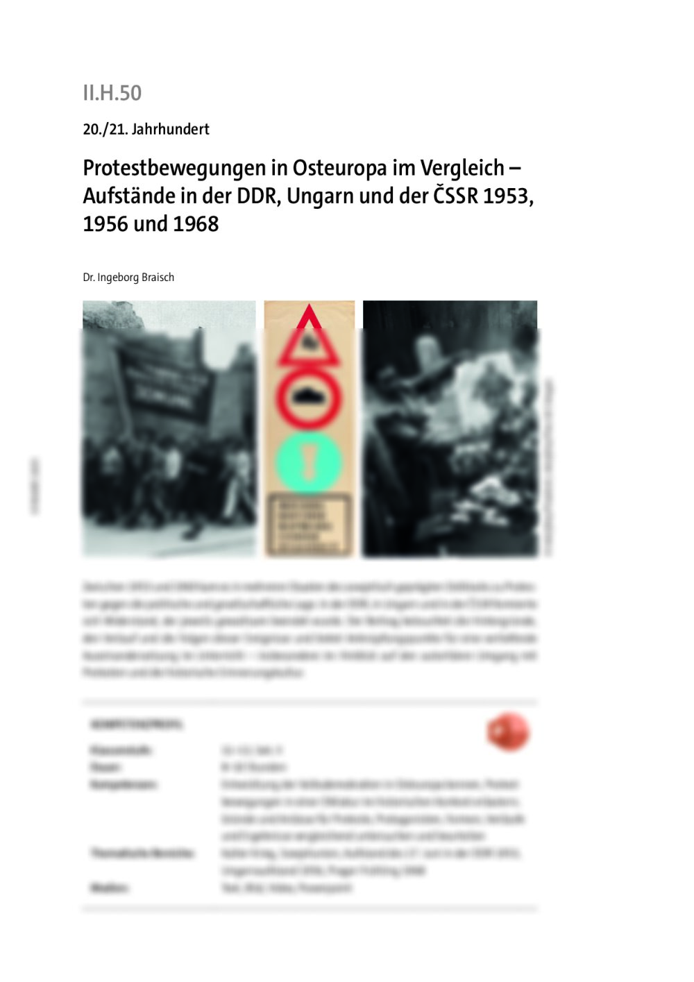 Protestbewegungen in Osteuropa im Vergleich  - Seite 1