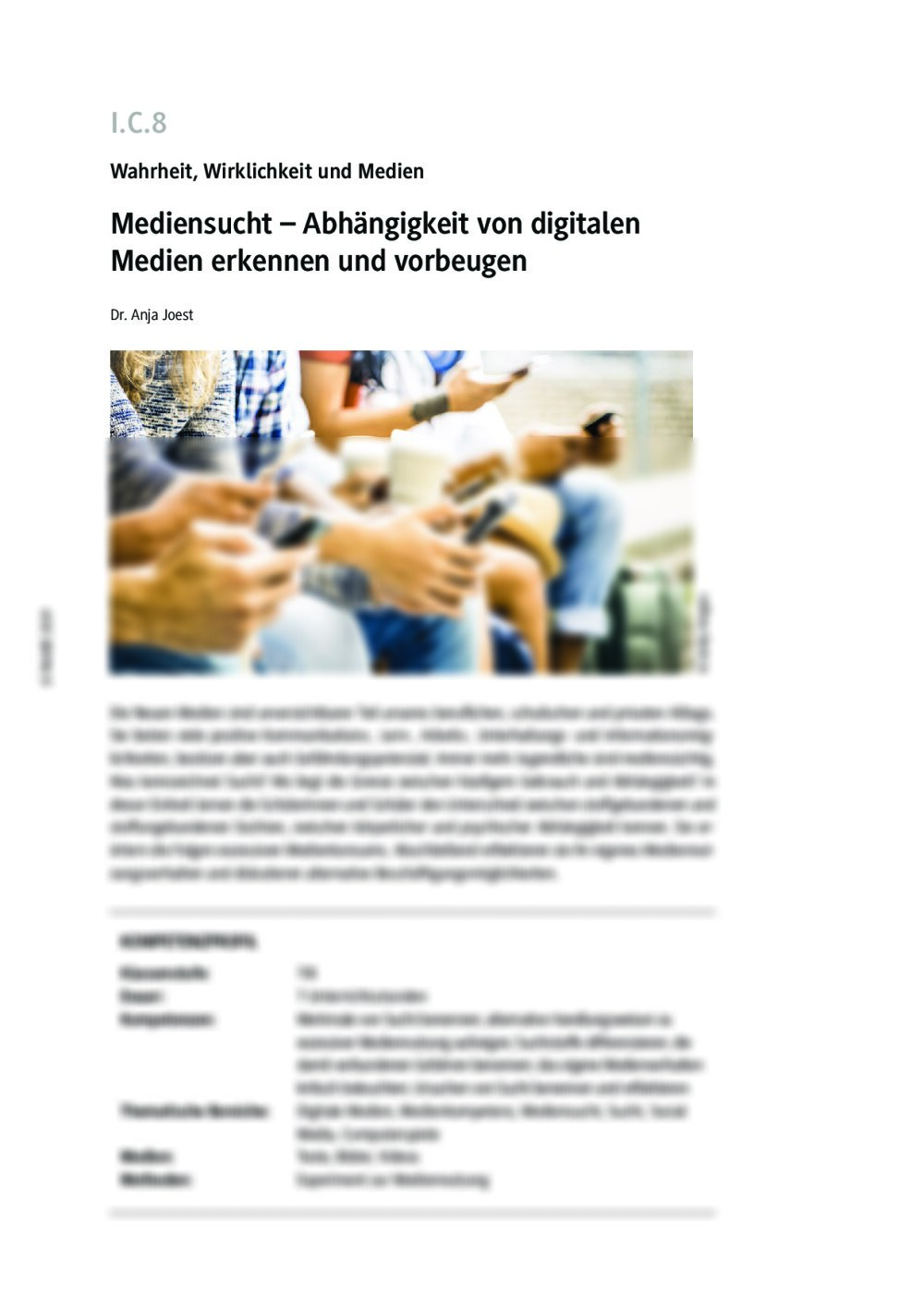 Mediensucht - Seite 1