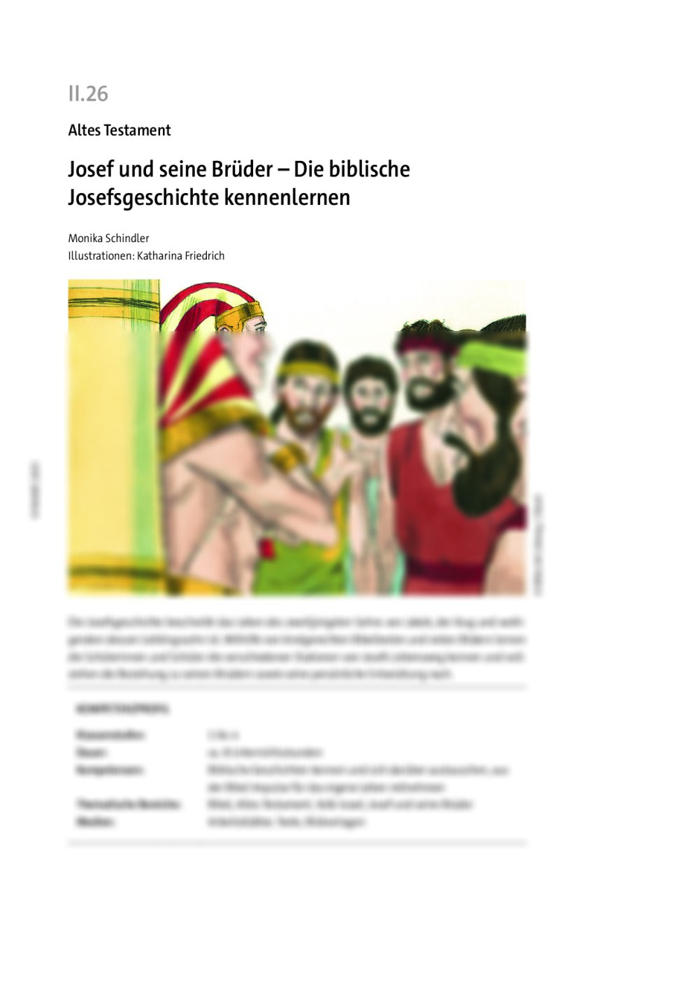 Josef und seine Brüder - Seite 1