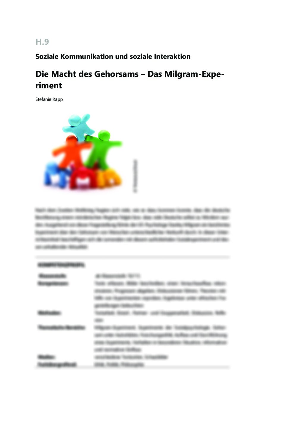 Das Milgram-Experiment - Seite 1