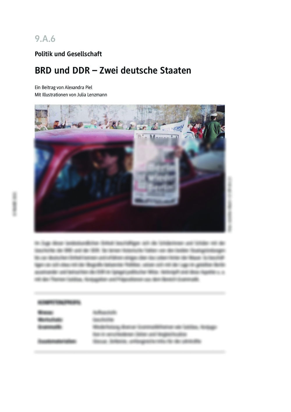BRD und DDR - Seite 1