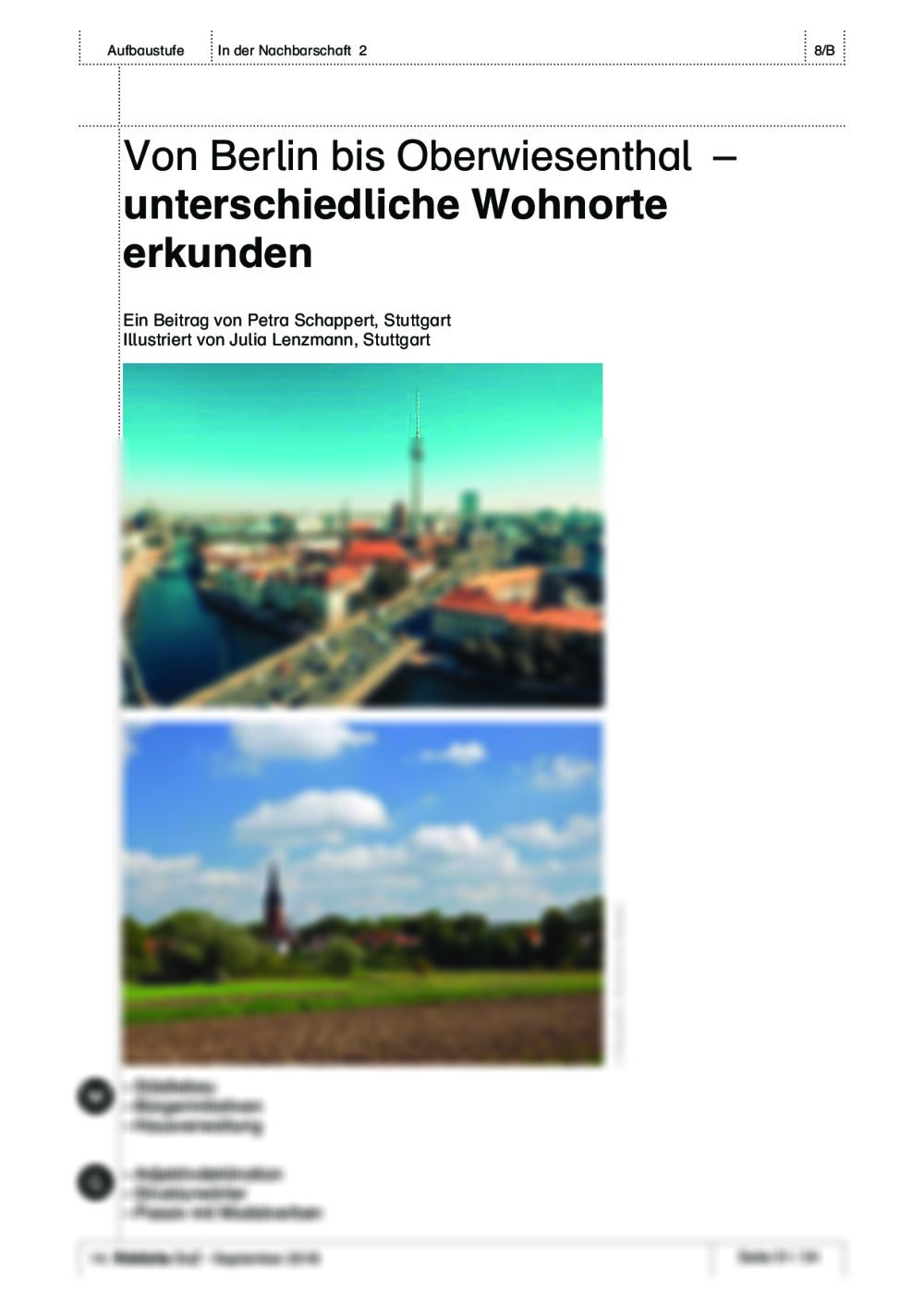 Unterschiedliche Wohnorte erkunden - Seite 1