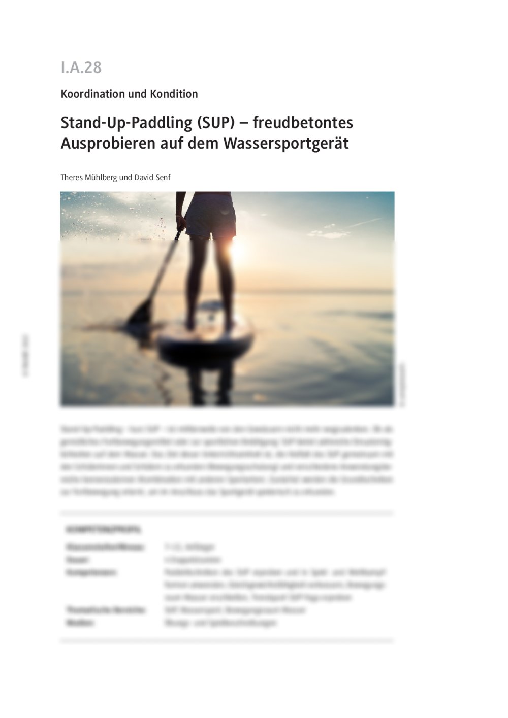 Stand-UP-Paddling (SUP) - Seite 1